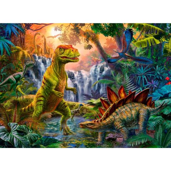Ravensburger Dinosaurier-Oase XXL 100-teiliges Puzzle