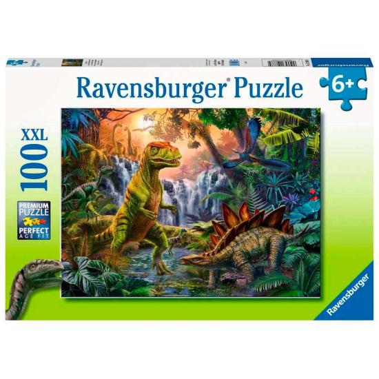 Ravensburger Dinosaurier-Oase XXL 100-teiliges Puzzle