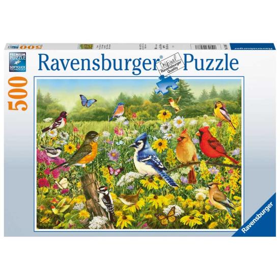 Ravensburger Vögel auf der Wiese Puzzle 500 Teile