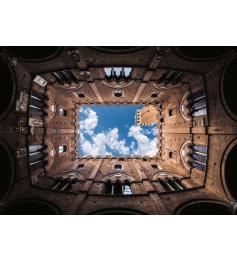 Puzzle Ravensburger Cortile del Podesta Palace, Siena von 1000