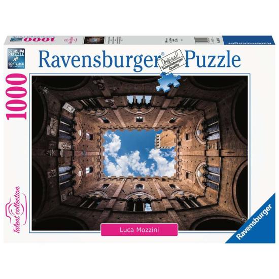 Puzzle Ravensburger Cortile del Podesta Palace, Siena von 1000