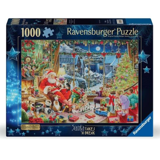 Puzzle Ravensburger Der Weihnachtsmann Macht Pause 1000 Teile