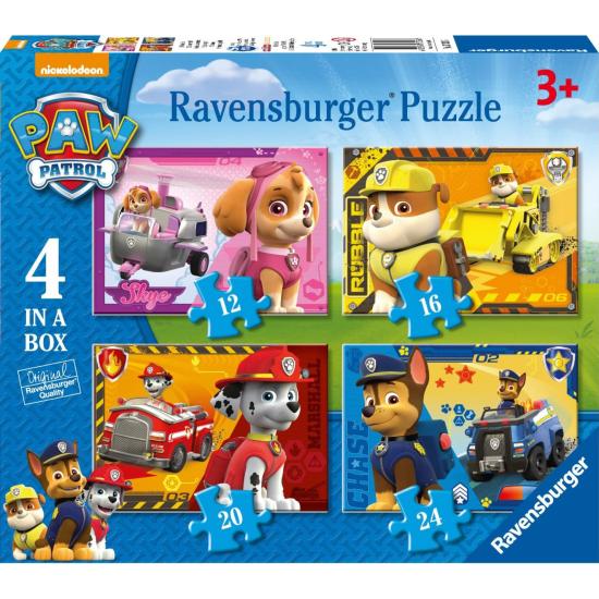 Ravensburger Paw Patrol Puzzle 12+16+20+24 Teile