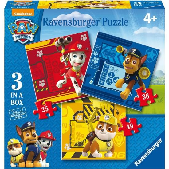 Ravensburger Paw Patrol Puzzle 25+36+49 Teile
