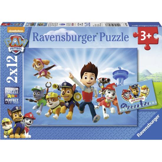 Ravensburger Paw Patrol Puzzle 2x12 Teile