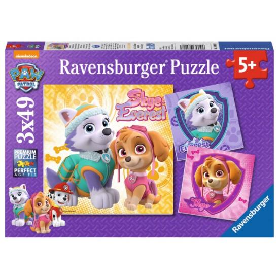 Ravensburger Paw Patrol Puzzle, Welpen, 3 x 49 Teile