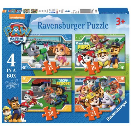 Ravensburger Paw Patrol Puzzle, Progressiv 12+16+20+24