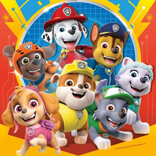 Ravensburger Paw Patrol Puzzle 3x49 Teile