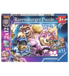 Ravensburger Paw Patrol Mighty Movie Puzzle 2x12 Teile