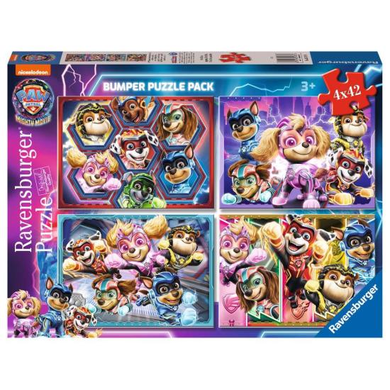 Ravensburger Paw Patrol Mighty Movie Puzzle 4x42 Teile Ravensburger Paw Patrol Mighty Movie Puzzle 4x42 Teile