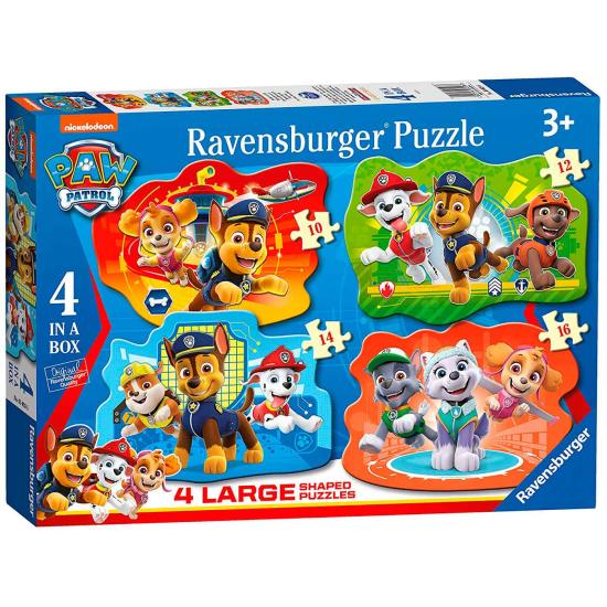 Ravensburger Paw Patrol Progressives Puzzle mit 10+12+14+16 P