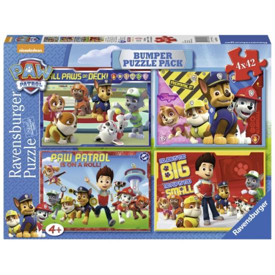Ravensburger Paw Patrol Puzzle All in One 4 x 42 Teile