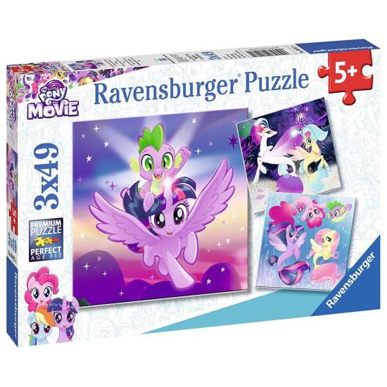 Ravensburger Puzzle My Little Pony, Der Film 3 x 49 Teile