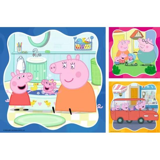 Puzzle Ravensburger Peppa Pig 3x49 Teile
