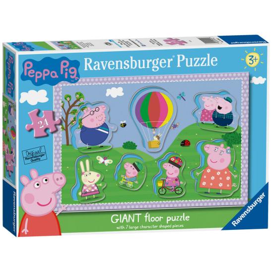 Ravensburger Peppa Pig 24-teiliges Bodenpuzzle