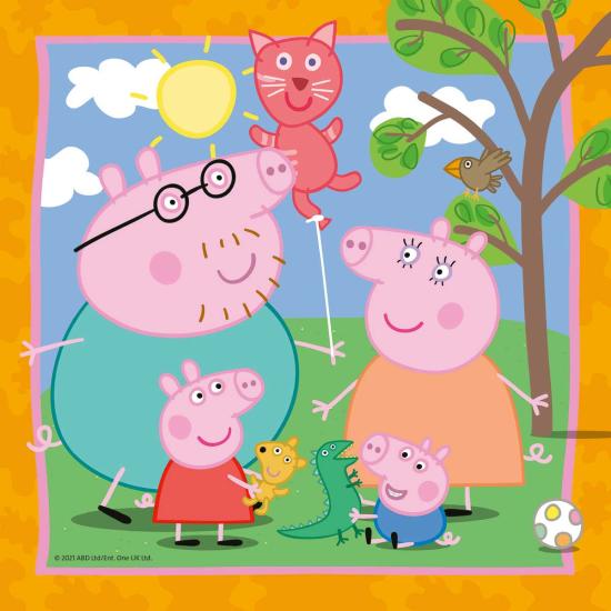 Ravensburger Peppa Pig Familie und Freunde Puzzle 3x49 Teile