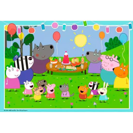 Puzzle Ravensburger Peppa Pig Partyzeit 2x24 Teilen