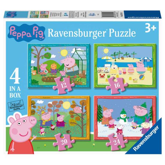 Ravensburger Peppa Pig progressives Puzzle mit 12+16+20+24 Teile