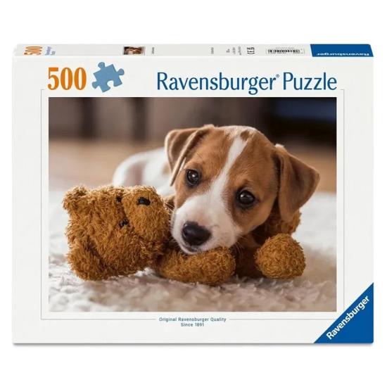 Puzzle Ravensburger Welpe Mit Teddybär 500 Teile