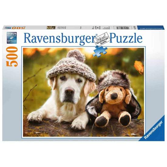 Ravensburger Hund mit Hut Puzzle 500 Teile