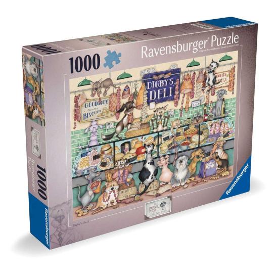 Puzzle Ravensburger Dapper Dogs Digby'S Deli 1000 Teile