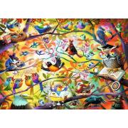 Puzzle Ravensburger Fleißige Vögelchen 1000 Teile