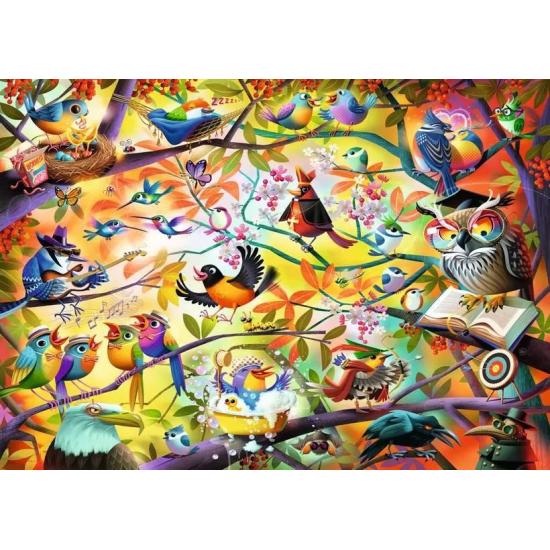 Puzzle Ravensburger Fleißige Vögelchen 1000 Teile