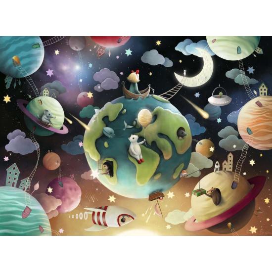 Ravensburger XXL Fantastic Planets Puzzle mit 100 Teilen Ravensburger XXL Fantastic Planets Puzzle mit 100 Teilen