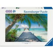 Puzzle Ravensburger Traumstrand Auf Den Malediven 4000 Teile