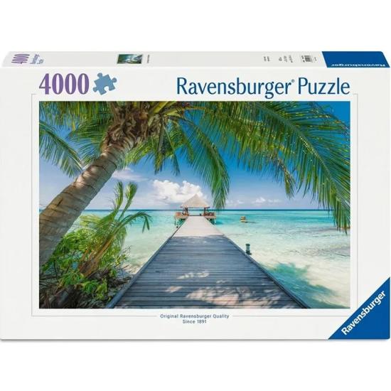 Puzzle Ravensburger Traumstrand Auf Den Malediven 4000 Teile