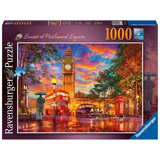 Ravensburger London Parliament Quadratisches Puzzle 1000 Teile