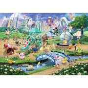 Puzzle Ravensburger Pokemon Evoli Und Park 1000 Teile