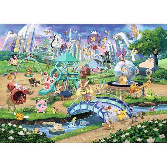 Puzzle Ravensburger Pokemon Evoli Und Park 1000 Teile