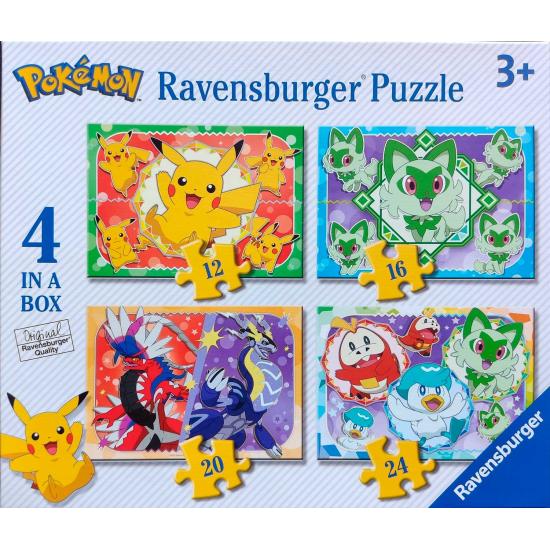 Puzzle Ravensburger Pokemon progressives mit 12+16+20+24