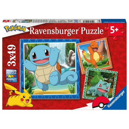 Ravensburger Pokémon-Puzzle 3x49 Teile