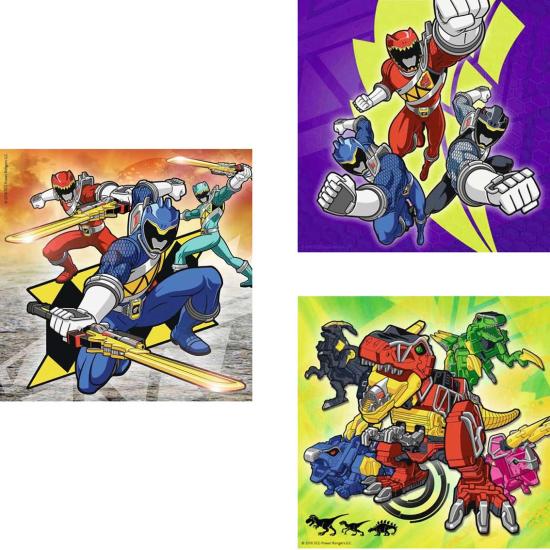 Ravensburger Power Rangers Puzzle 3 x 49 Teile