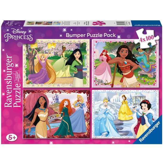 Ravensburger Disney-Prinzessinnen-Puzzle 4 x 100 Teile