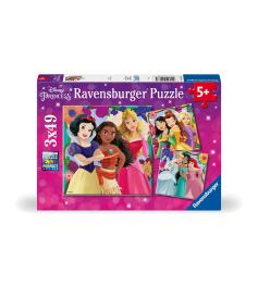 Ravensburger Disney-Prinzessinnen-Puzzle 3x49 Teile