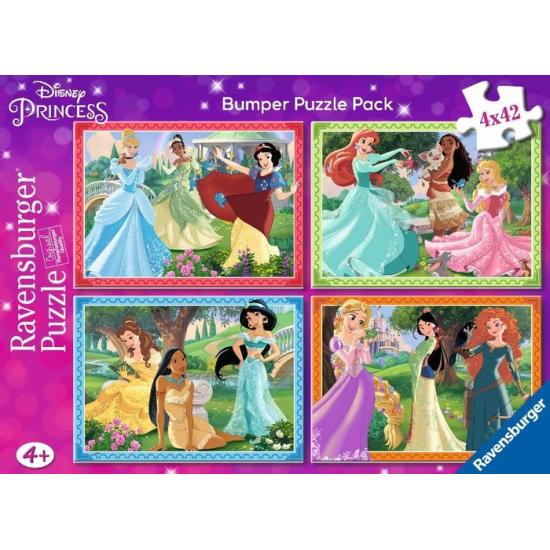 Ravensburger Disney-Prinzessinnen-Puzzle 4x42 Teile Ravensburger Disney-Prinzessinnen-Puzzle 4x42 Teile