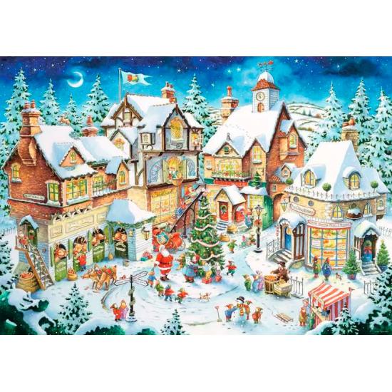 Puzzle Ravensburger Weihnachtsdorf mit 1000 Teile