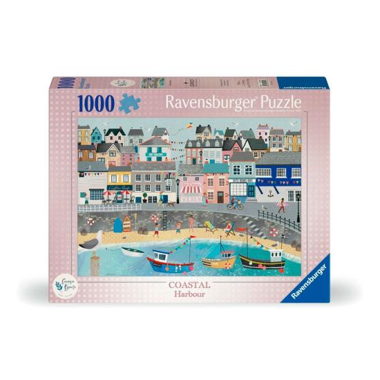 Puzzle Ravensburger Küstenhafen mit 1000 Teilen