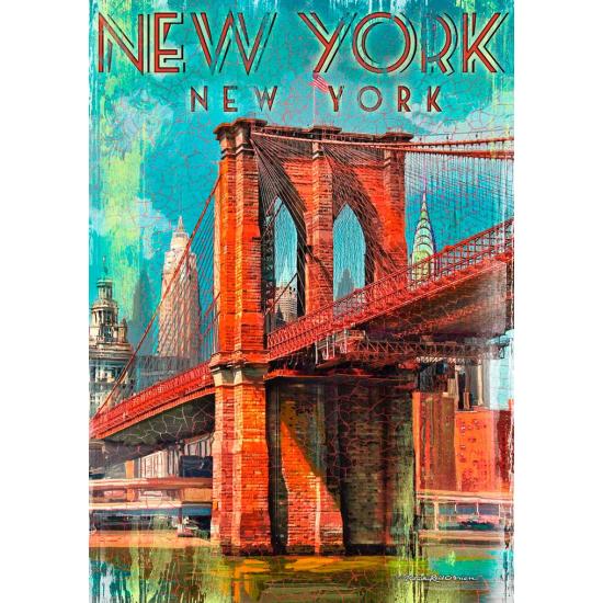 Ravensburger Retro New York Puzzle 1000 Teile
