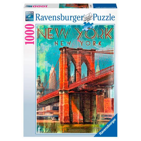 Ravensburger Retro New York Puzzle 1000 Teile
