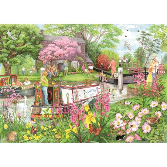 Puzzle Ravensburger River Cafe 1000 Teile