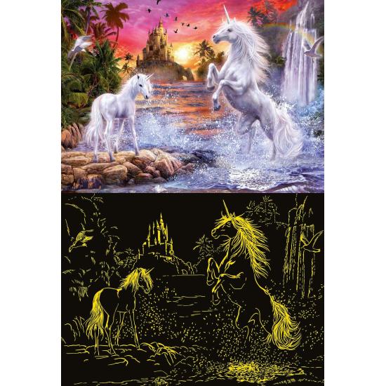 Ravensburger Romance of Unicorns Puzzle, phosphoreszierend von 5