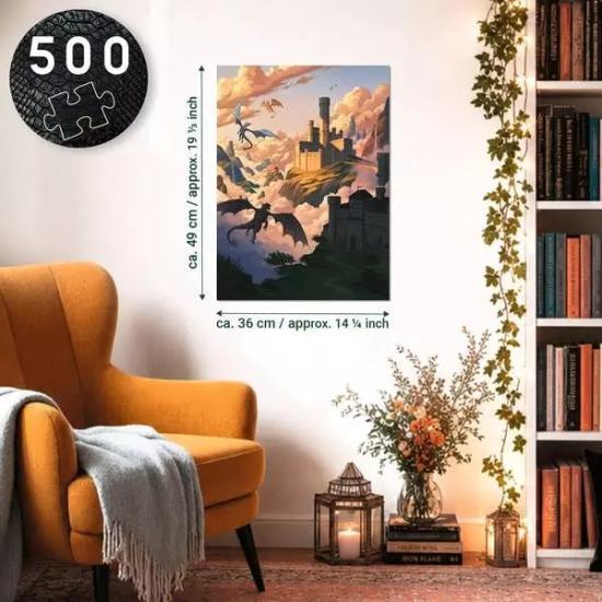 Puzzle Ravensburger Romantasy, Onyx Storm 500 Teile