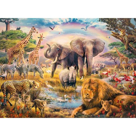 Ravensburger XXL-Puzzle „Afrikanische Savanne“ mit 100 Teilen