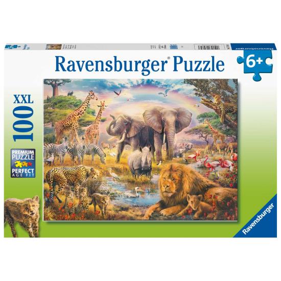 Ravensburger XXL-Puzzle „Afrikanische Savanne“ mit 100 Teilen