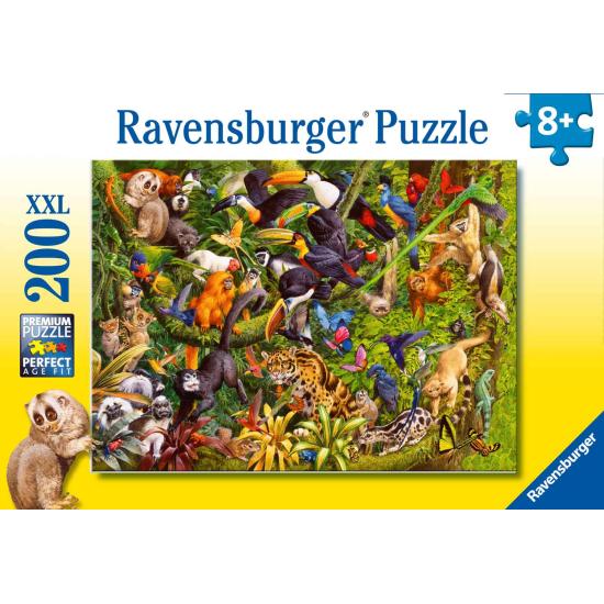 Ravensburger XXL animiertes Dschungelpuzzle mit 200 Teilen