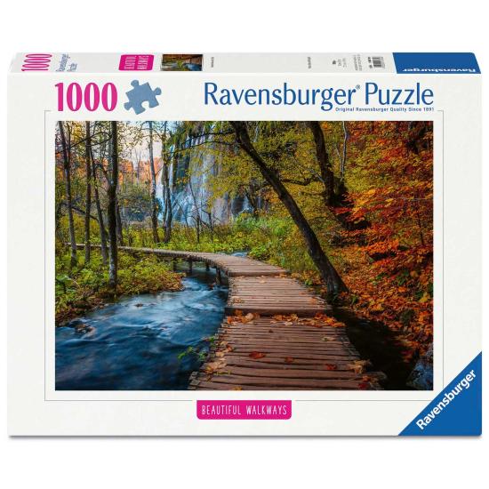Puzzle Ravensburger Herbstlicher Waldweg 1000 Teile